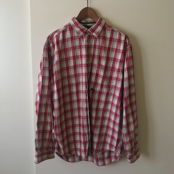 VTG Tommy Jeans Flannel Plaid Shirt Sz M - Picture 3 of 6